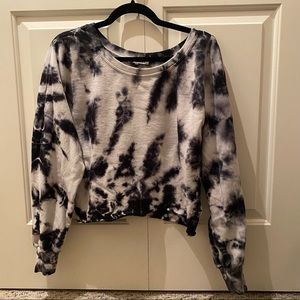 Joah Brown Cropped Sweatshirt